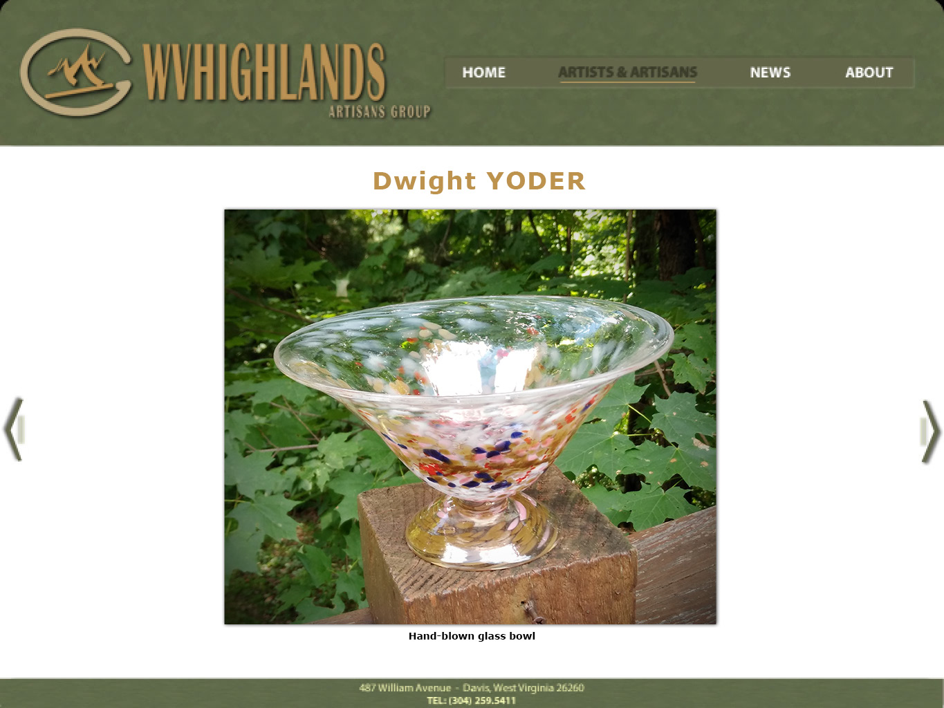 Dwight Yoder - Hand-Blown Glass